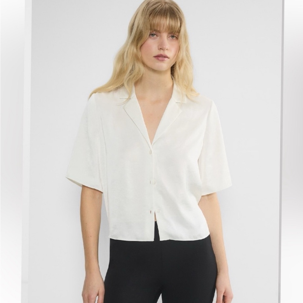 Wilfred Cream Button Down Shirt